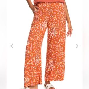 NWT Roxy Midnight Avenue Wide-Leg Pant